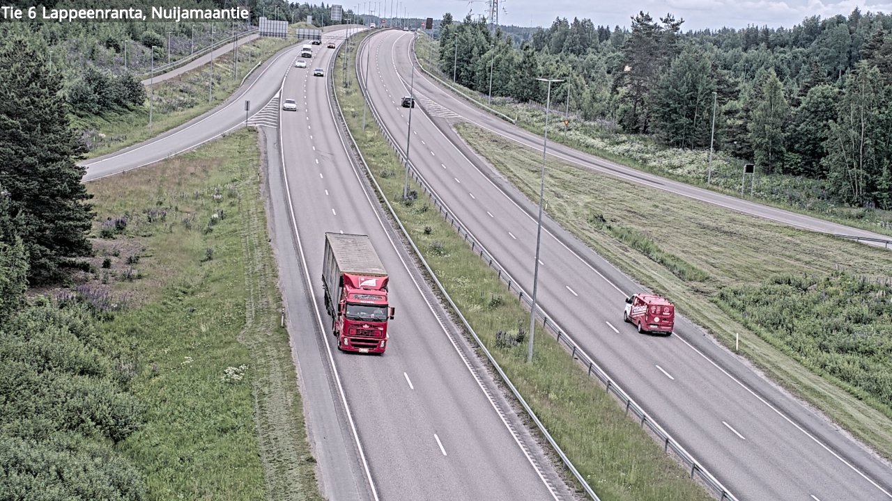 Kelikamerat Kuva Tie 6 Lappeenranta, Nuijamaantie, Lappeenranta, Etelä-Karjala