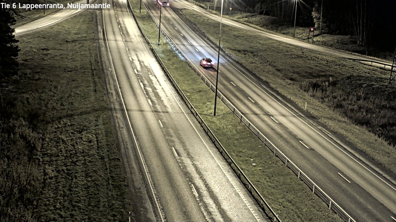 Weather Camera Image Väg 6 Villmanstrand, Nuijamaantie, Lappeenranta, Etelä-Karjala