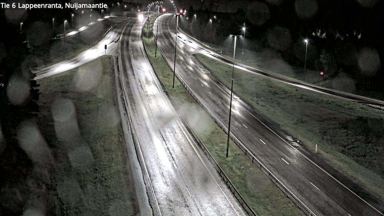 Weather Camera Image Road 6 Lappeenranta, Nuijamaantie, Lappeenranta, Etelä-Karjala
