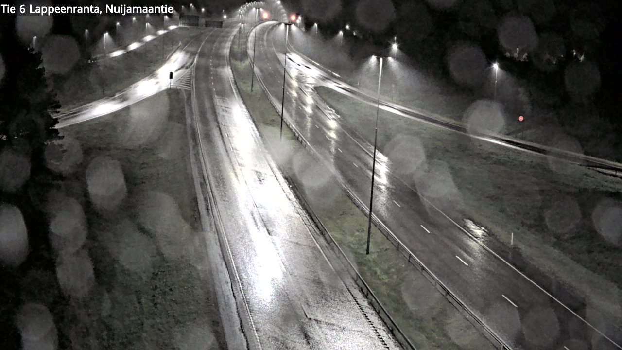 Weather Camera Image Road 6 Lappeenranta, Nuijamaantie, Lappeenranta, Etelä-Karjala