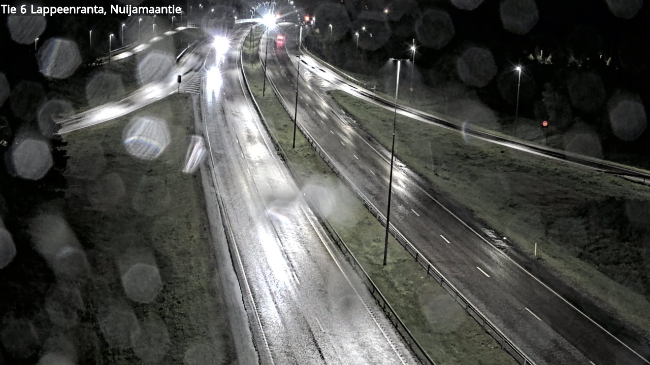 Weather Camera Image Road 6 Lappeenranta, Nuijamaantie, Lappeenranta, Etelä-Karjala