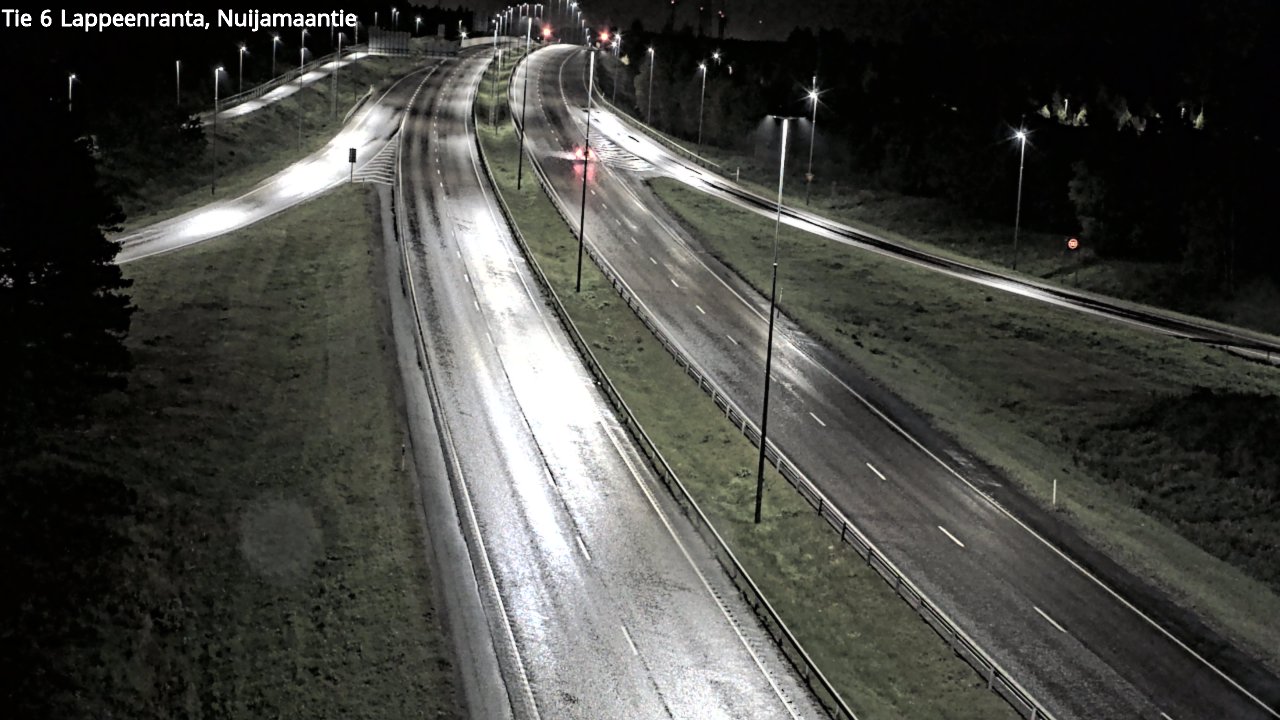 Weather Camera Image Road 6 Lappeenranta, Nuijamaantie, Lappeenranta, Etelä-Karjala
