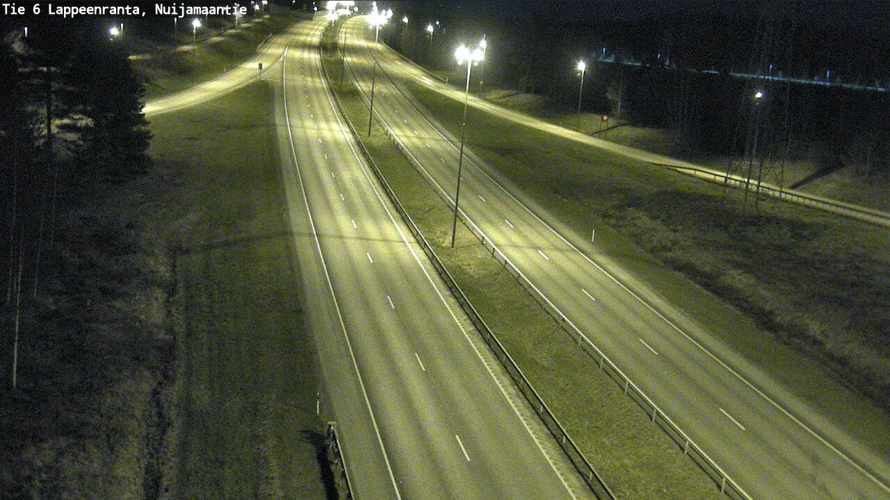 Weather Camera Image Road 6 Lappeenranta, Nuijamaantie, Lappeenranta, Etelä-Karjala