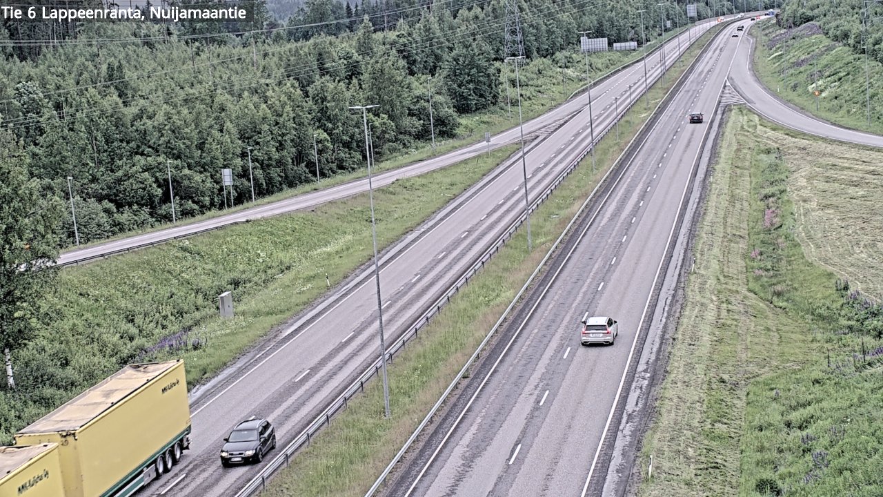 Kelikamerat Kuva Tie 6 Lappeenranta, Nuijamaantie, Lappeenranta, Etelä-Karjala