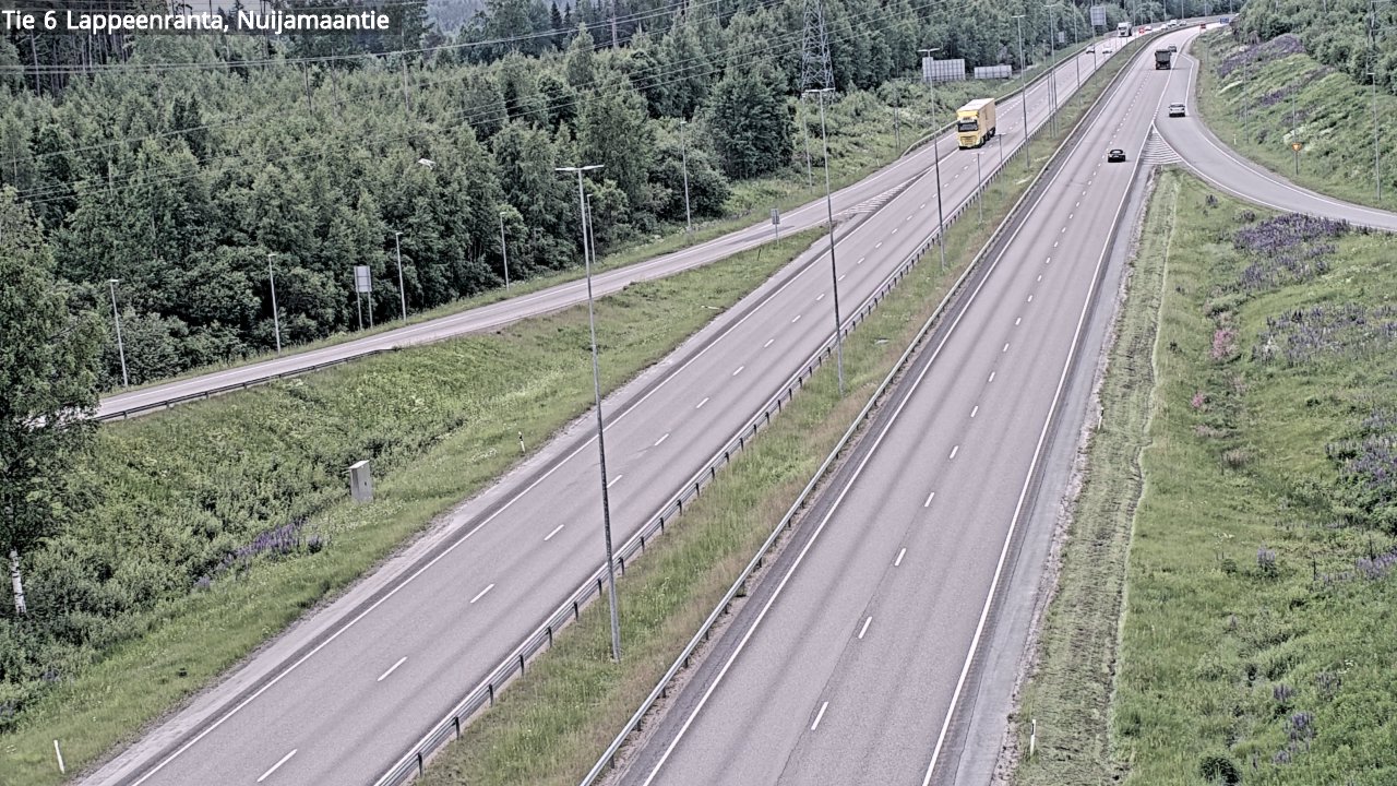 Kelikamerat Kuva Tie 6 Lappeenranta, Nuijamaantie, Lappeenranta, Etelä-Karjala