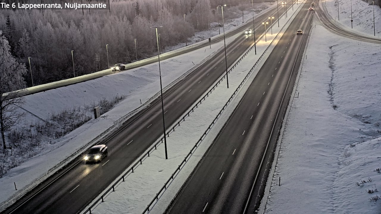 Kelikamerat Kuva Tie 6 Lappeenranta, Nuijamaantie, Lappeenranta, Etelä-Karjala