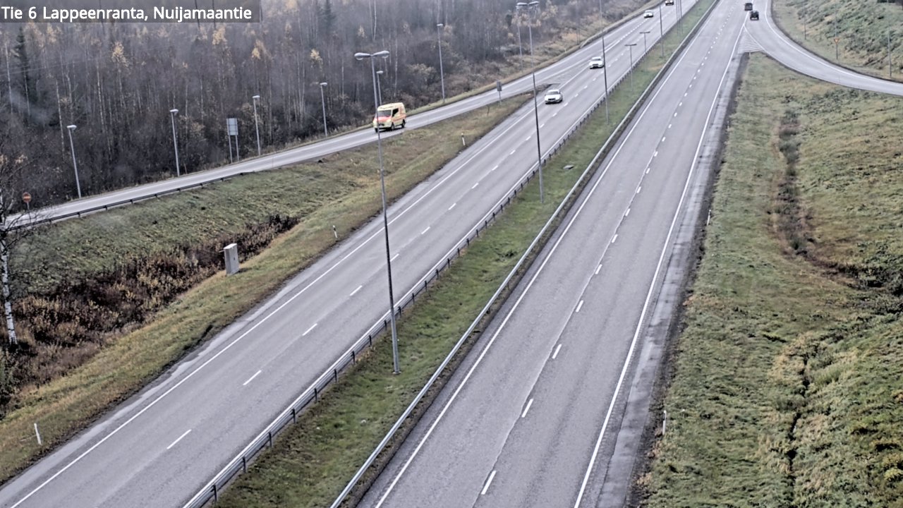 Kelikamerat Kuva Tie 6 Lappeenranta, Nuijamaantie, Lappeenranta, Etelä-Karjala