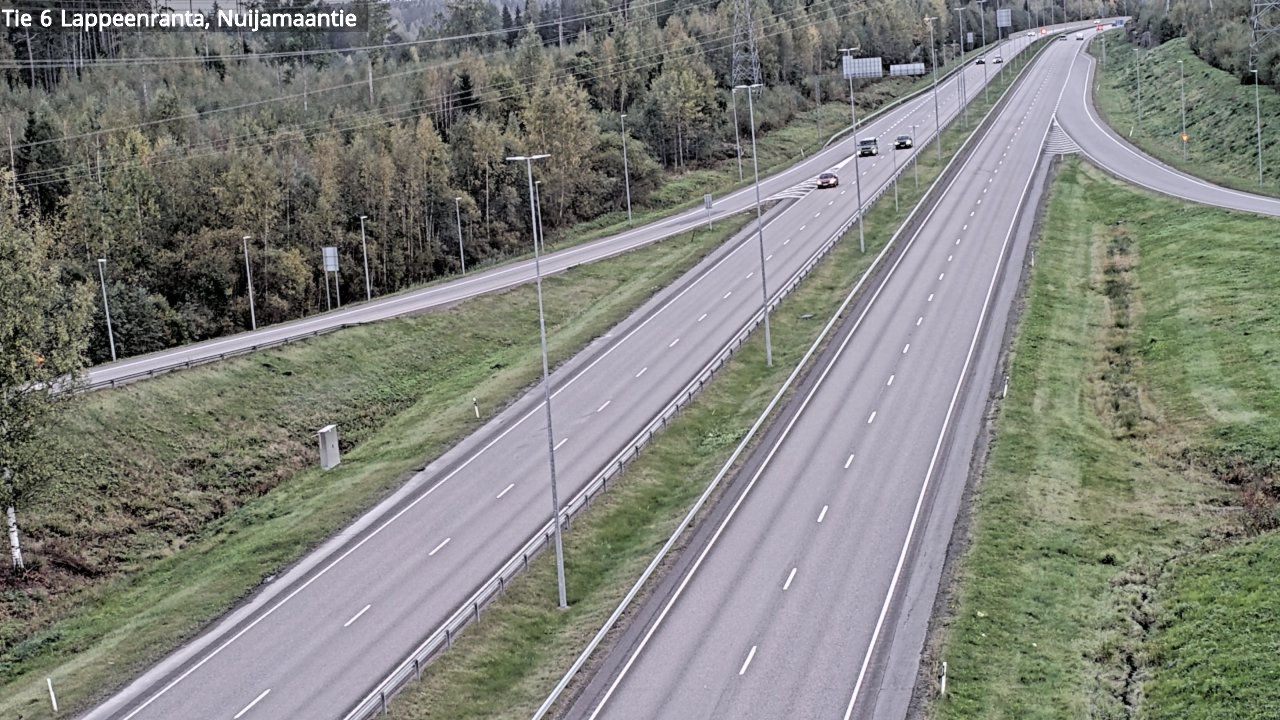 Kelikamerat Kuva Tie 6 Lappeenranta, Nuijamaantie, Lappeenranta, Etelä-Karjala
