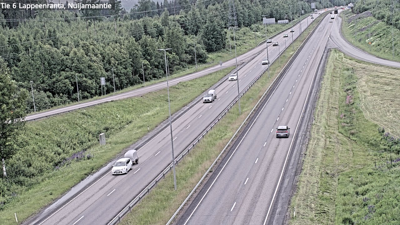 Kelikamerat Kuva Tie 6 Lappeenranta, Nuijamaantie, Lappeenranta, Etelä-Karjala