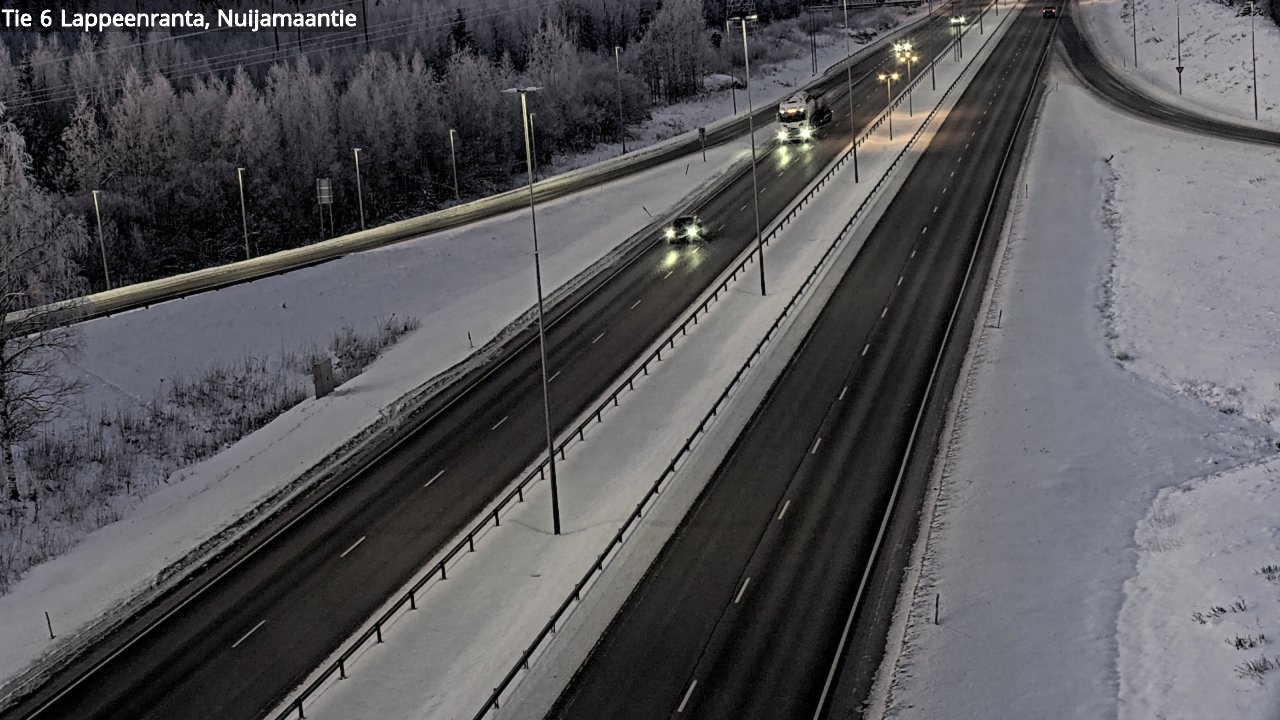 Kelikamerat Kuva Tie 6 Lappeenranta, Nuijamaantie, Lappeenranta, Etelä-Karjala