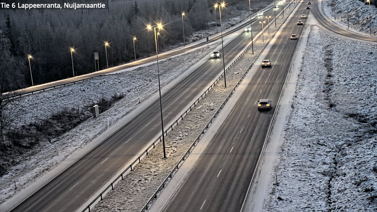 Kelikamerat Kuva Tie 6 Lappeenranta, Nuijamaantie, Lappeenranta, Etelä-Karjala