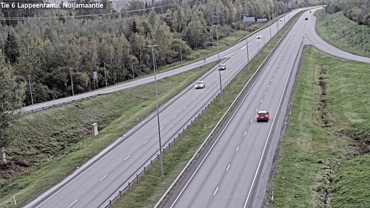 Kelikamerat Kuva Tie 6 Lappeenranta, Nuijamaantie, Lappeenranta, Etelä-Karjala