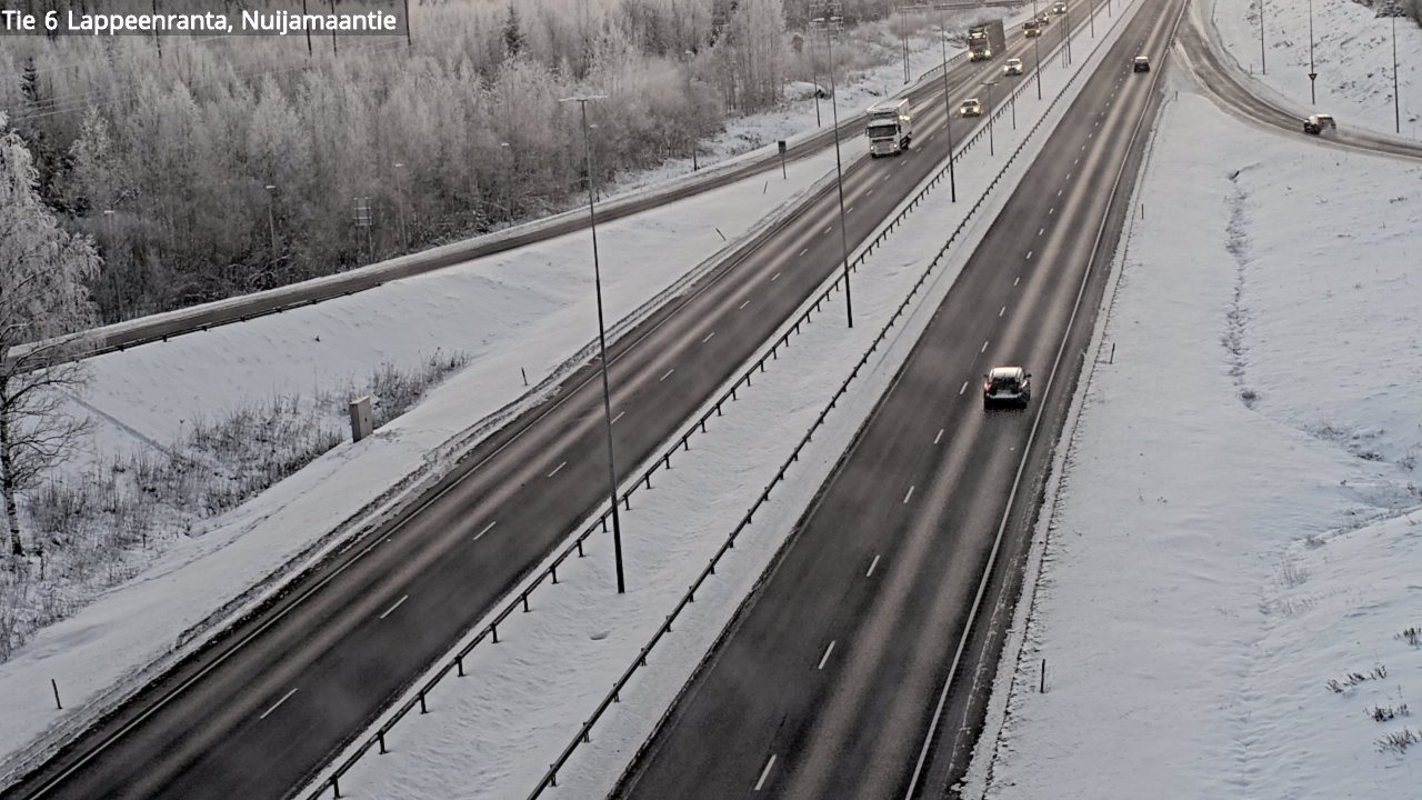 Kelikamerat Kuva Tie 6 Lappeenranta, Nuijamaantie, Lappeenranta, Etelä-Karjala