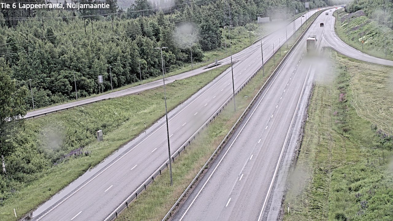 Kelikamerat Kuva Tie 6 Lappeenranta, Nuijamaantie, Lappeenranta, Etelä-Karjala