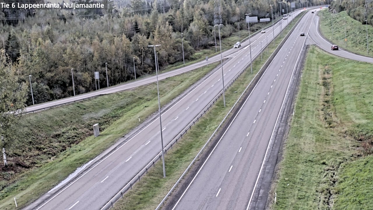 Kelikamerat Kuva Tie 6 Lappeenranta, Nuijamaantie, Lappeenranta, Etelä-Karjala
