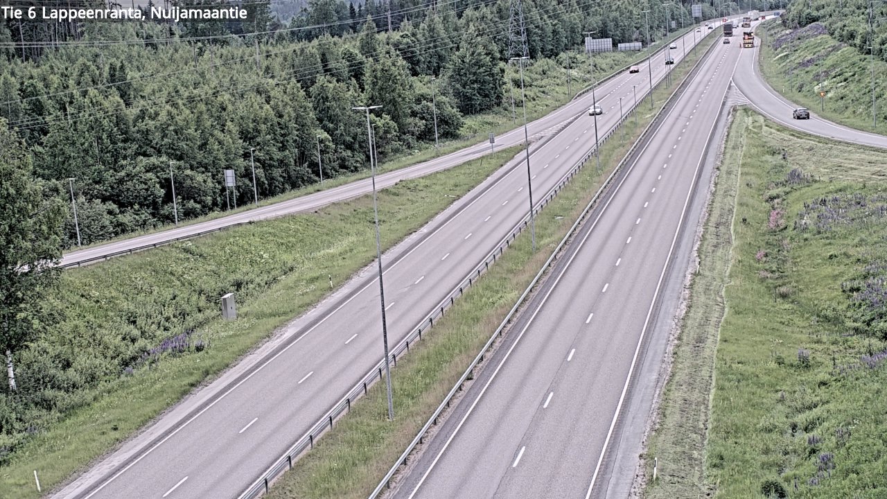 Kelikamerat Kuva Tie 6 Lappeenranta, Nuijamaantie, Lappeenranta, Etelä-Karjala