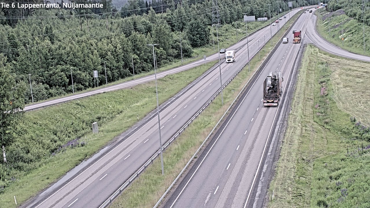 Kelikamerat Kuva Tie 6 Lappeenranta, Nuijamaantie, Lappeenranta, Etelä-Karjala