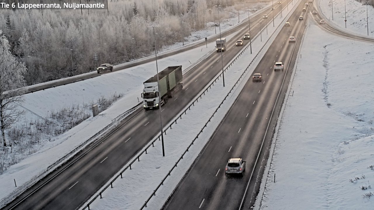 Kelikamerat Kuva Tie 6 Lappeenranta, Nuijamaantie, Lappeenranta, Etelä-Karjala