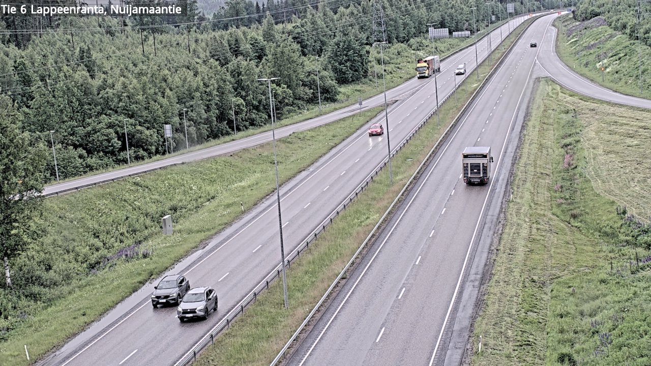 Kelikamerat Kuva Tie 6 Lappeenranta, Nuijamaantie, Lappeenranta, Etelä-Karjala