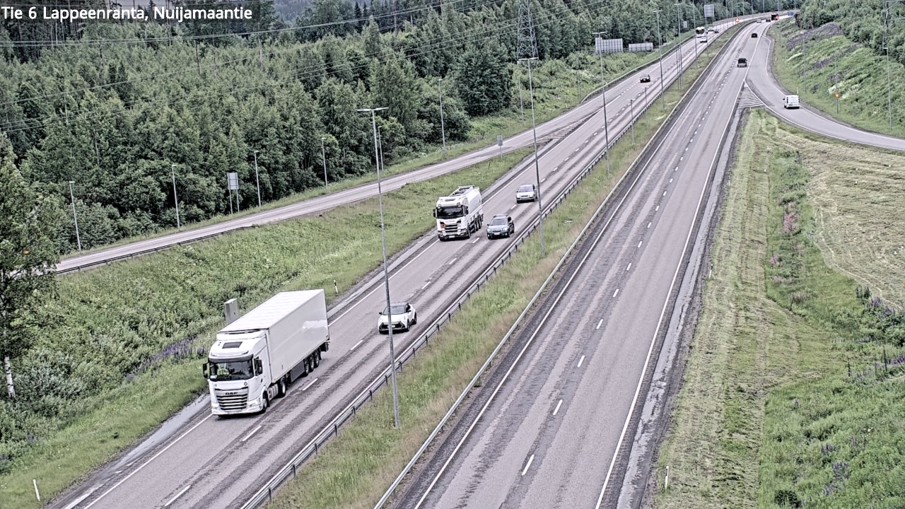 Kelikamerat Kuva Tie 6 Lappeenranta, Nuijamaantie, Lappeenranta, Etelä-Karjala