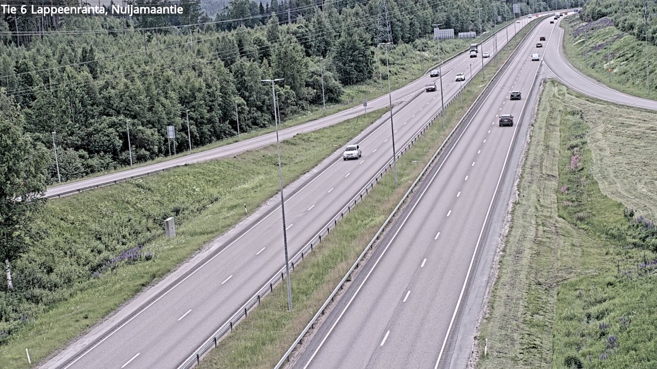 Kelikamerat Kuva Tie 6 Lappeenranta, Nuijamaantie, Lappeenranta, Etelä-Karjala