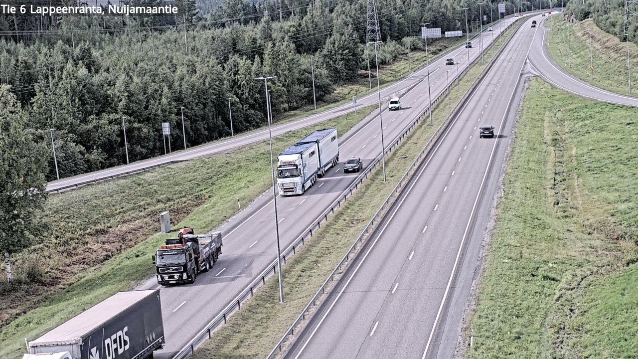 Kelikamerat Kuva Tie 6 Lappeenranta, Nuijamaantie, Lappeenranta, Etelä-Karjala