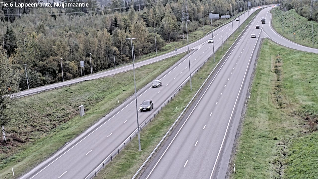 Kelikamerat Kuva Tie 6 Lappeenranta, Nuijamaantie, Lappeenranta, Etelä-Karjala