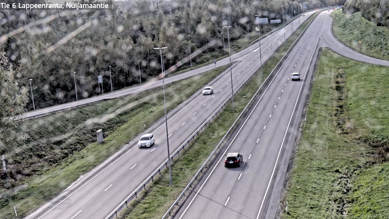Weather Camera Image Road 6 Lappeenranta, Nuijamaantie, Lappeenranta, Etelä-Karjala