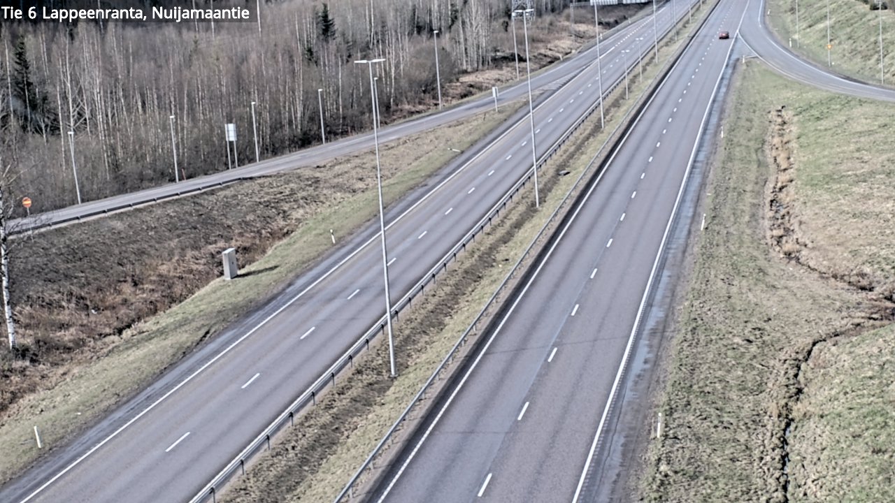 Kelikamerat Kuva Tie 6 Lappeenranta, Nuijamaantie, Lappeenranta, Etelä-Karjala