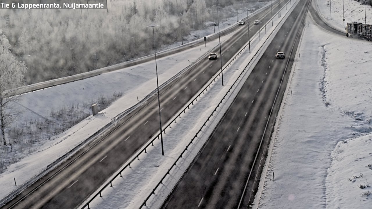 Kelikamerat Kuva Tie 6 Lappeenranta, Nuijamaantie, Lappeenranta, Etelä-Karjala