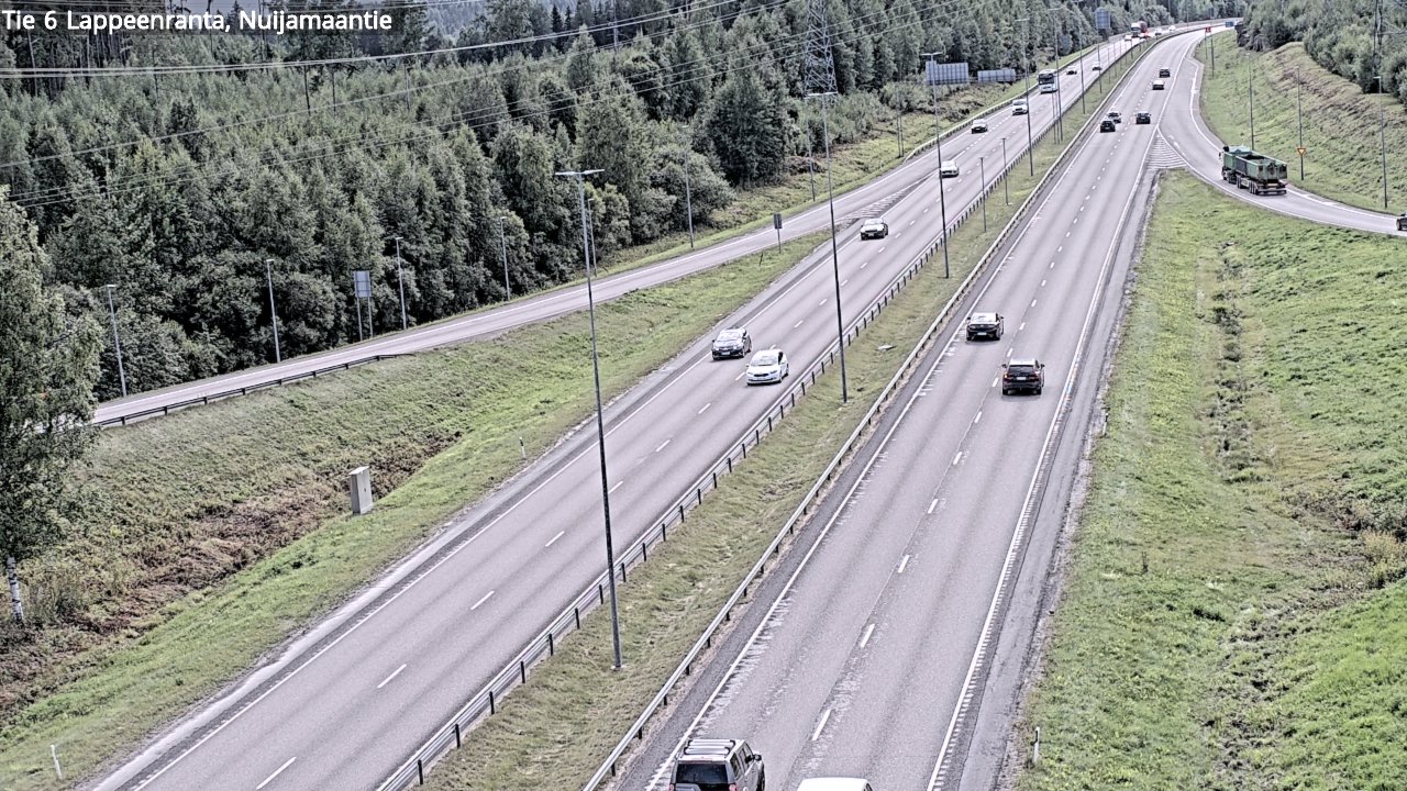 Kelikamerat Kuva Tie 6 Lappeenranta, Nuijamaantie, Lappeenranta, Etelä-Karjala