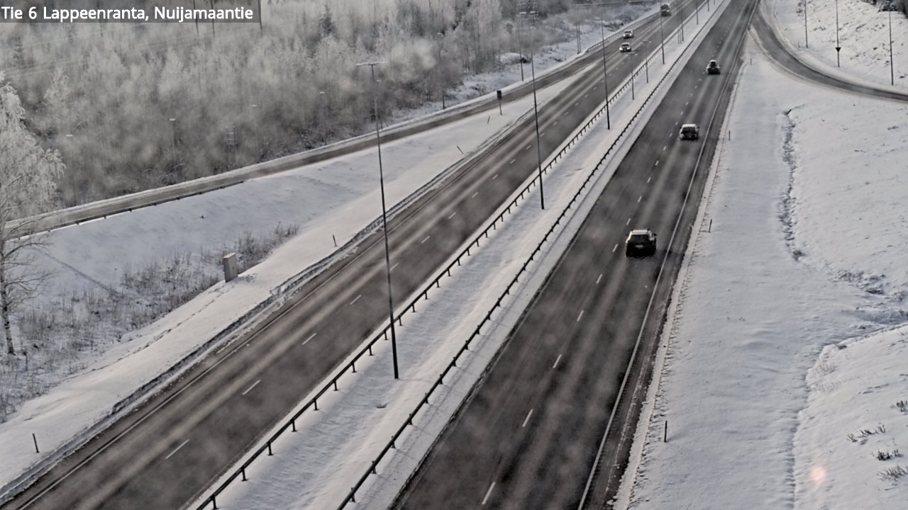 Kelikamerat Kuva Tie 6 Lappeenranta, Nuijamaantie, Lappeenranta, Etelä-Karjala