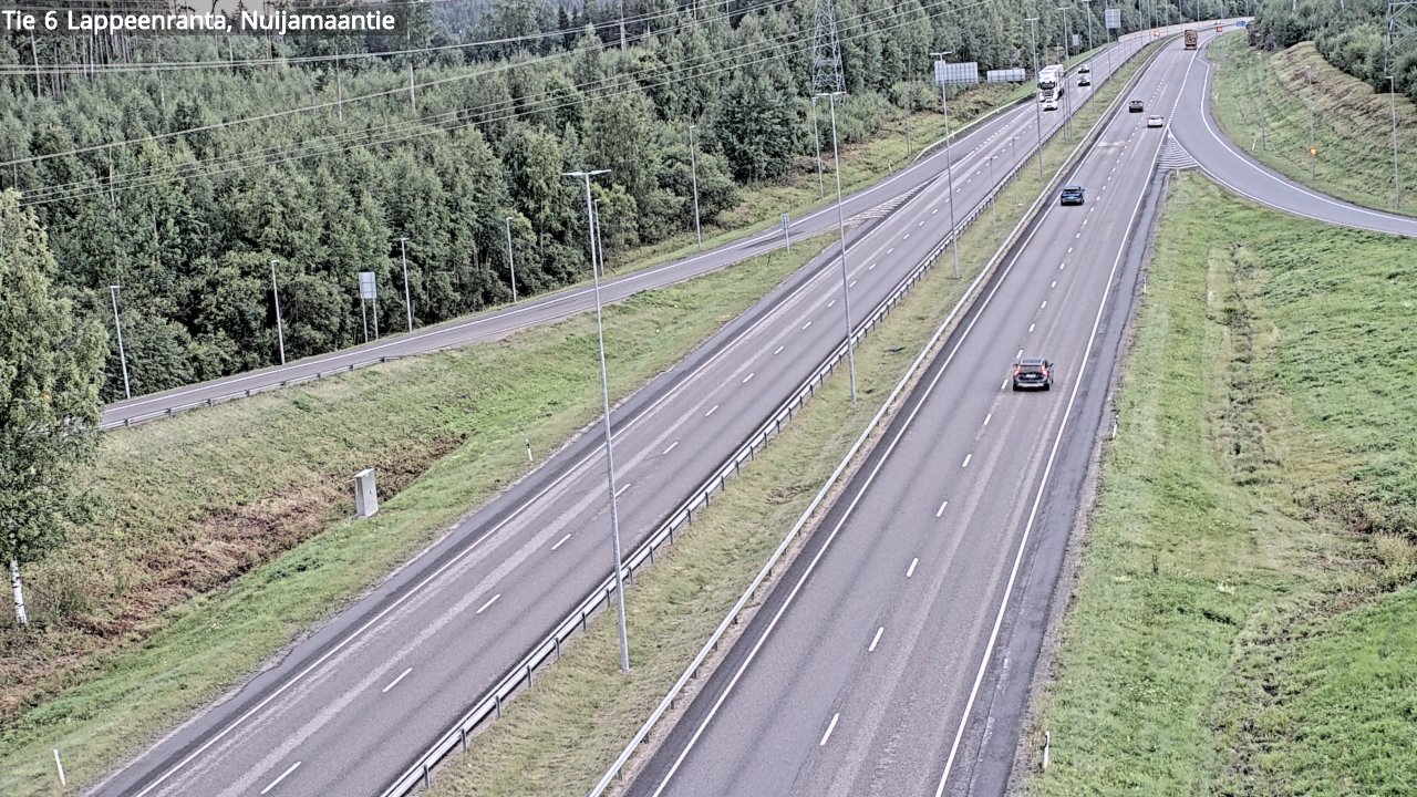 Kelikamerat Kuva Tie 6 Lappeenranta, Nuijamaantie, Lappeenranta, Etelä-Karjala