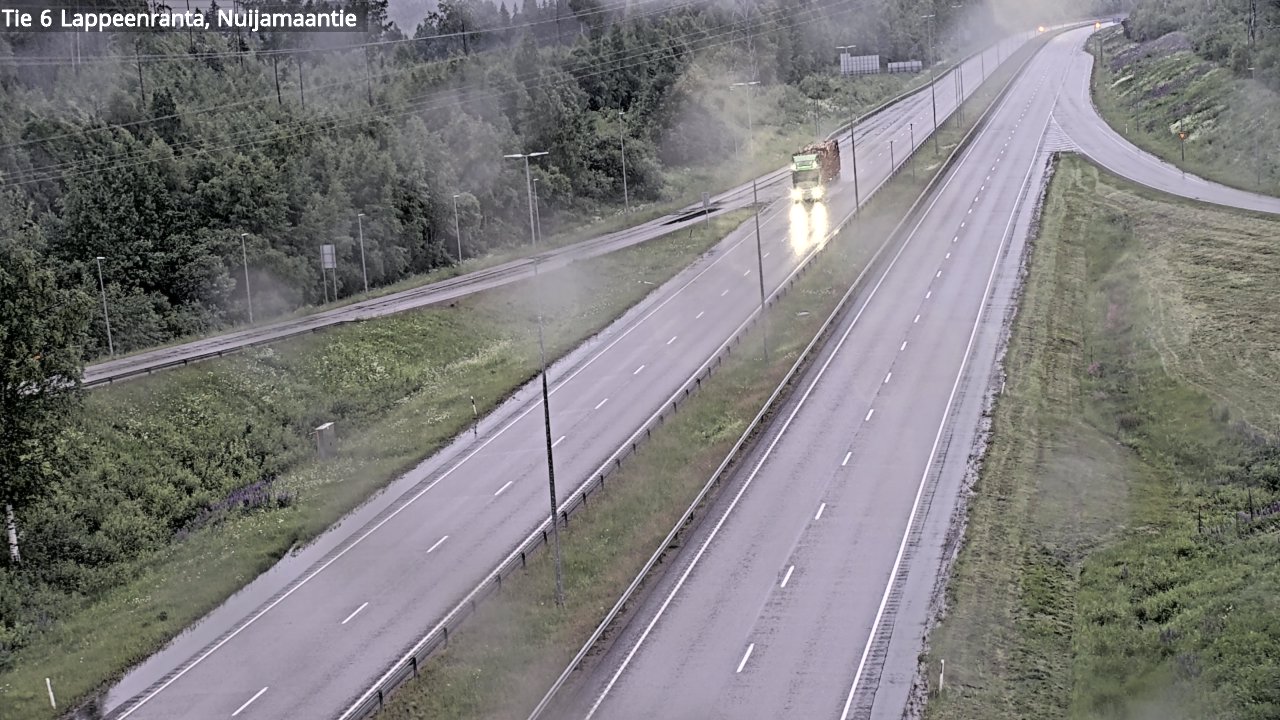 Kelikamerat Kuva Tie 6 Lappeenranta, Nuijamaantie, Lappeenranta, Etelä-Karjala