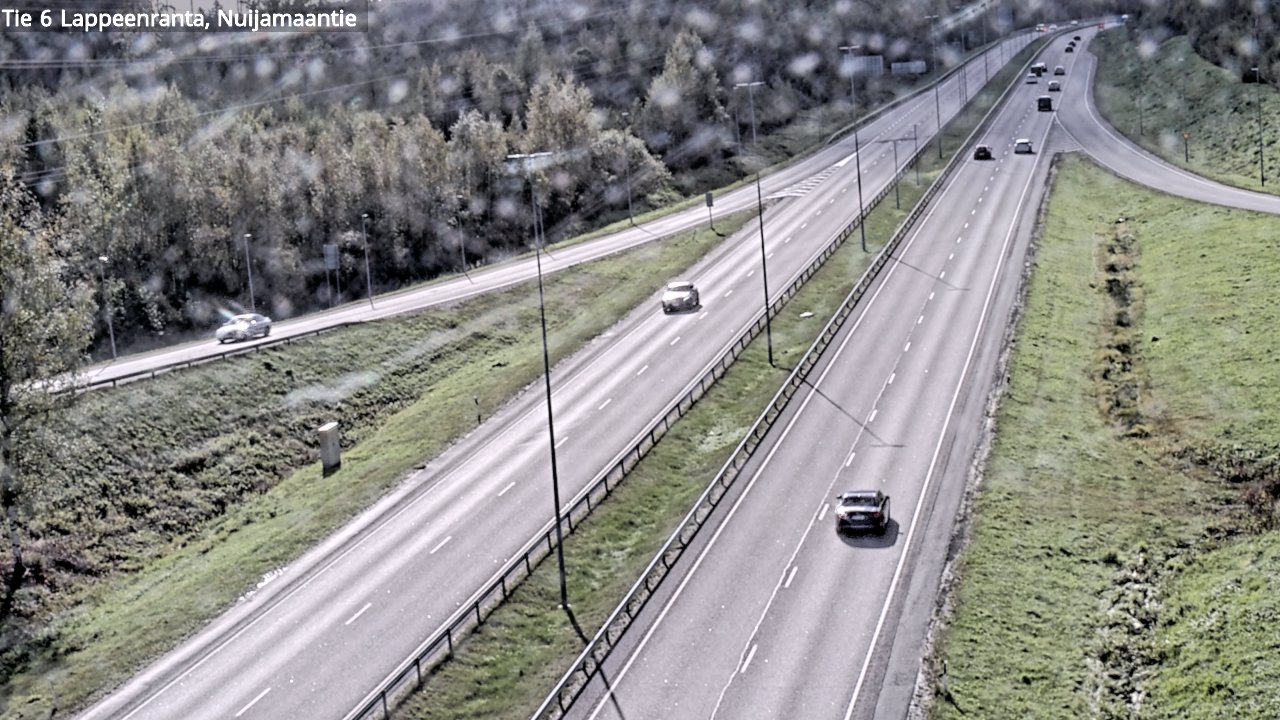 Weather Camera Image Road 6 Lappeenranta, Nuijamaantie, Lappeenranta, Etelä-Karjala