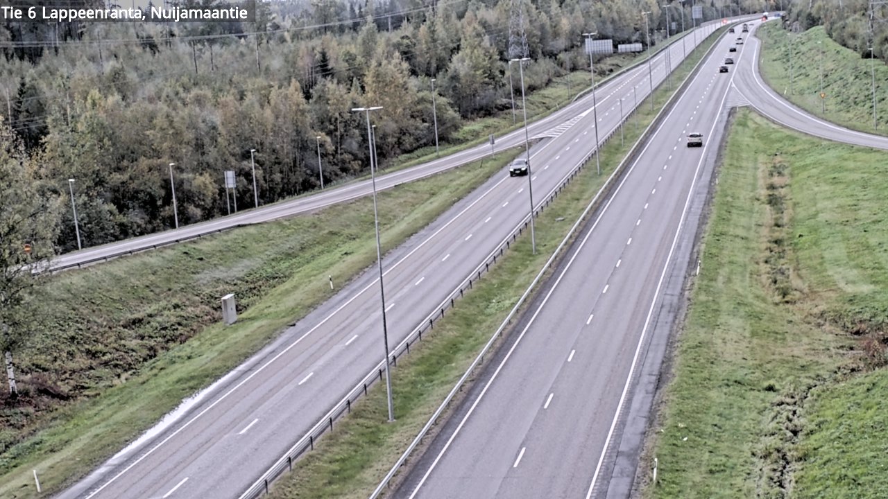 Kelikamerat Kuva Tie 6 Lappeenranta, Nuijamaantie, Lappeenranta, Etelä-Karjala