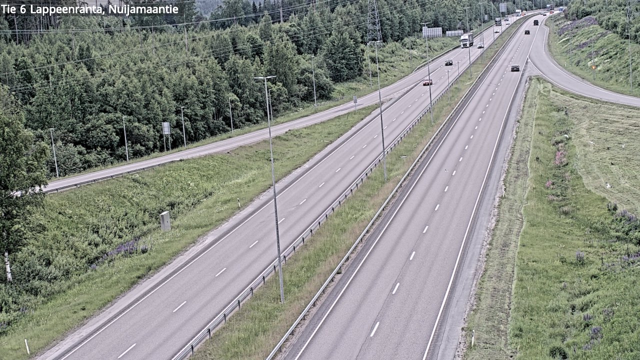 Kelikamerat Kuva Tie 6 Lappeenranta, Nuijamaantie, Lappeenranta, Etelä-Karjala