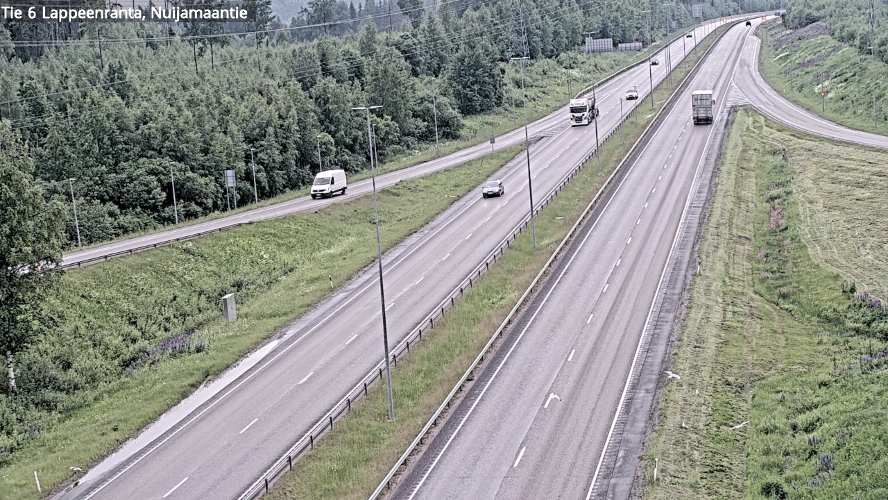 Kelikamerat Kuva Tie 6 Lappeenranta, Nuijamaantie, Lappeenranta, Etelä-Karjala