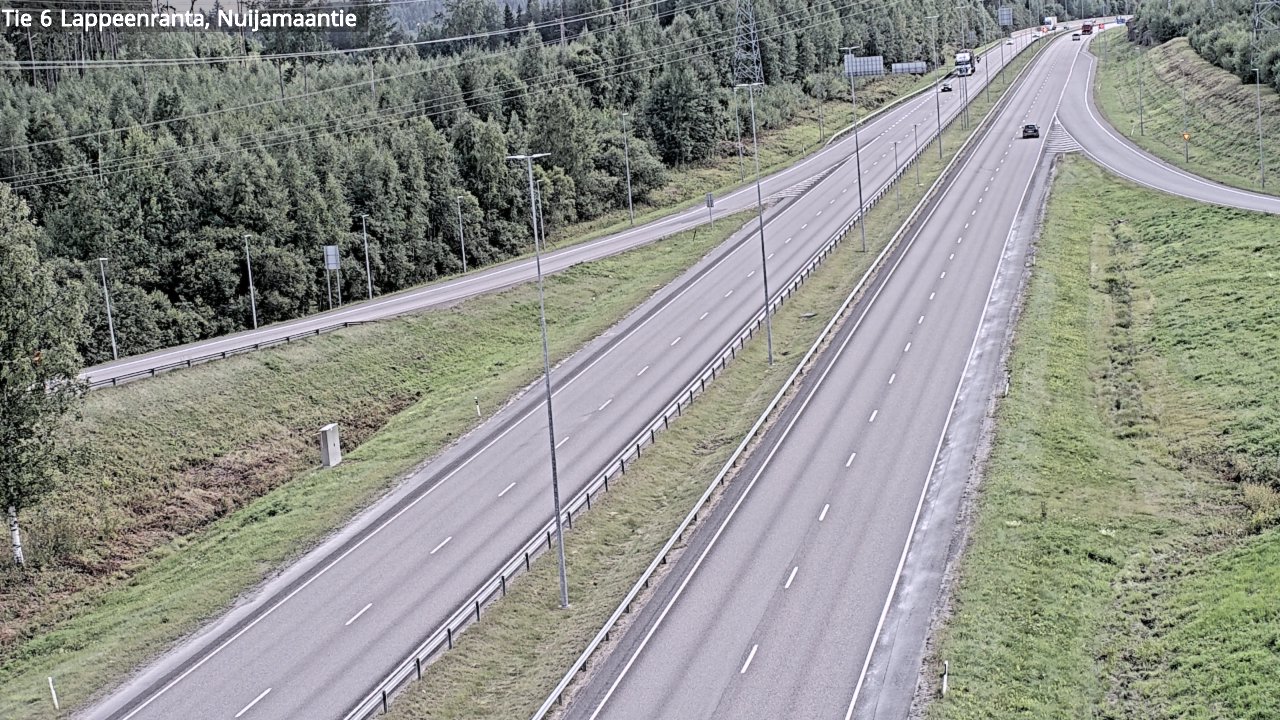 Kelikamerat Kuva Tie 6 Lappeenranta, Nuijamaantie, Lappeenranta, Etelä-Karjala