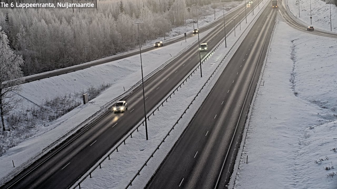 Kelikamerat Kuva Tie 6 Lappeenranta, Nuijamaantie, Lappeenranta, Etelä-Karjala