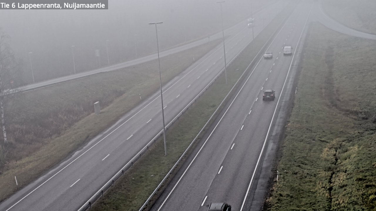 Kelikamerat Kuva Tie 6 Lappeenranta, Nuijamaantie, Lappeenranta, Etelä-Karjala