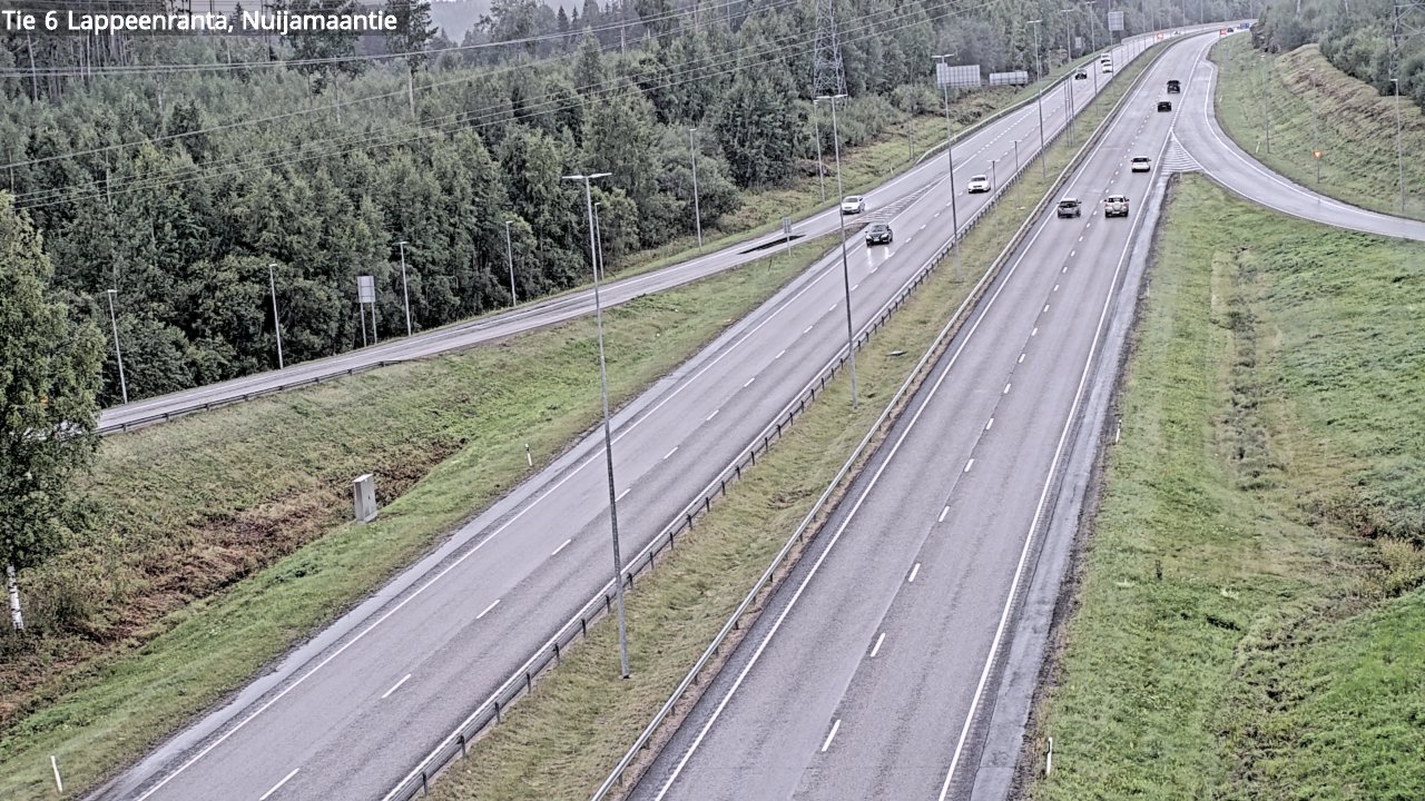 Kelikamerat Kuva Tie 6 Lappeenranta, Nuijamaantie, Lappeenranta, Etelä-Karjala
