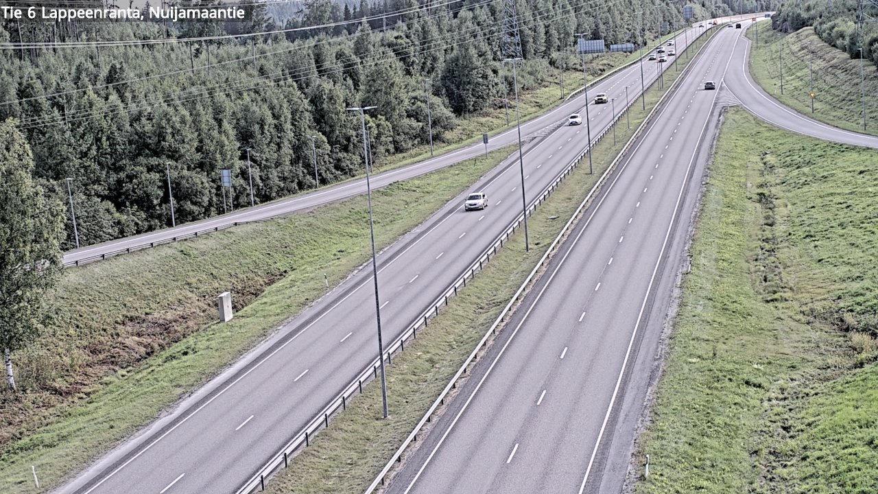 Kelikamerat Kuva Tie 6 Lappeenranta, Nuijamaantie, Lappeenranta, Etelä-Karjala