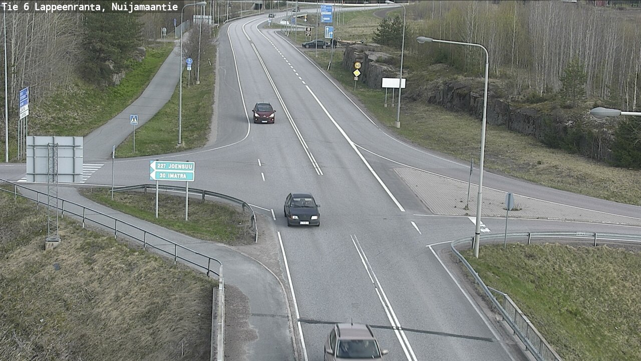 Weather Camera Image Road 6 Lappeenranta, Nuijamaantie, Lappeenranta, Etelä-Karjala
