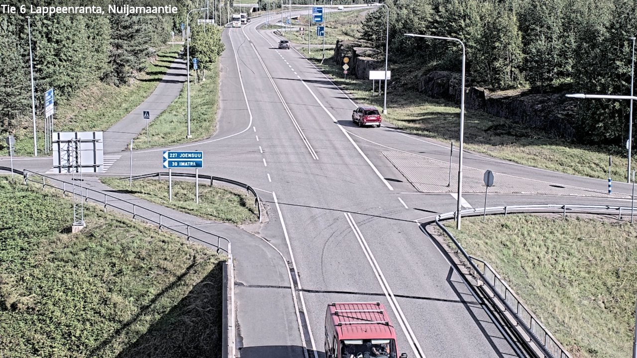 Kelikamerat Kuva Tie 6 Lappeenranta, Nuijamaantie, Lappeenranta, Etelä-Karjala
