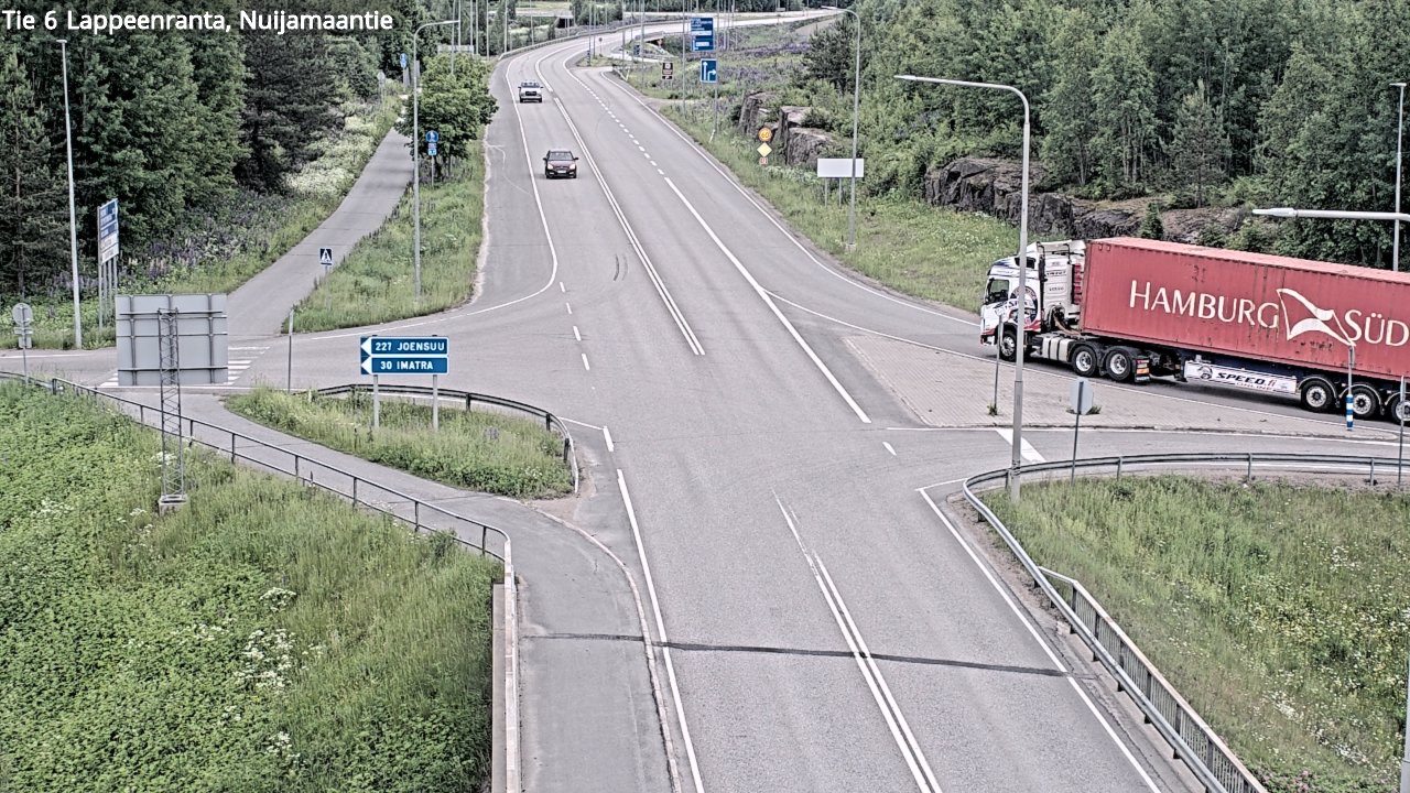 Kelikamerat Kuva Tie 6 Lappeenranta, Nuijamaantie, Lappeenranta, Etelä-Karjala