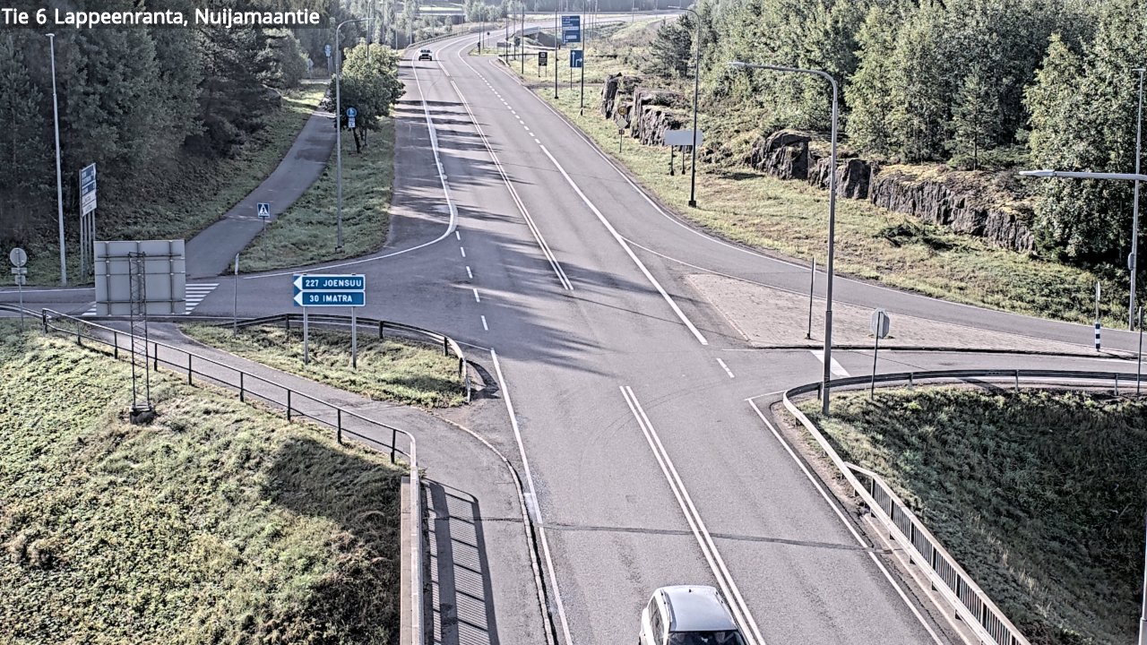 Weather Camera Image Road 6 Lappeenranta, Nuijamaantie, Lappeenranta, Etelä-Karjala