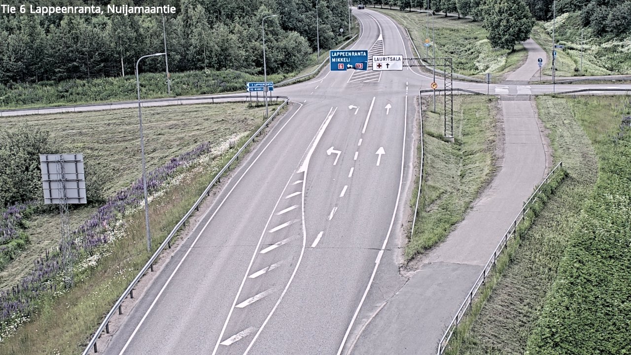 Kelikamerat Kuva Tie 6 Lappeenranta, Nuijamaantie, Lappeenranta, Etelä-Karjala