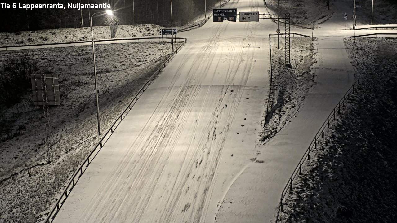 Kelikamerat Kuva Tie 6 Lappeenranta, Nuijamaantie, Lappeenranta, Etelä-Karjala