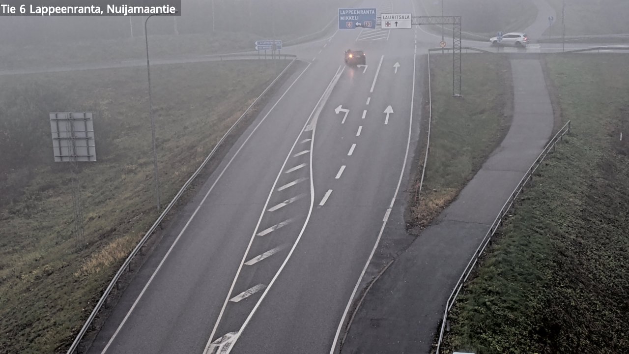 Kelikamerat Kuva Tie 6 Lappeenranta, Nuijamaantie, Lappeenranta, Etelä-Karjala